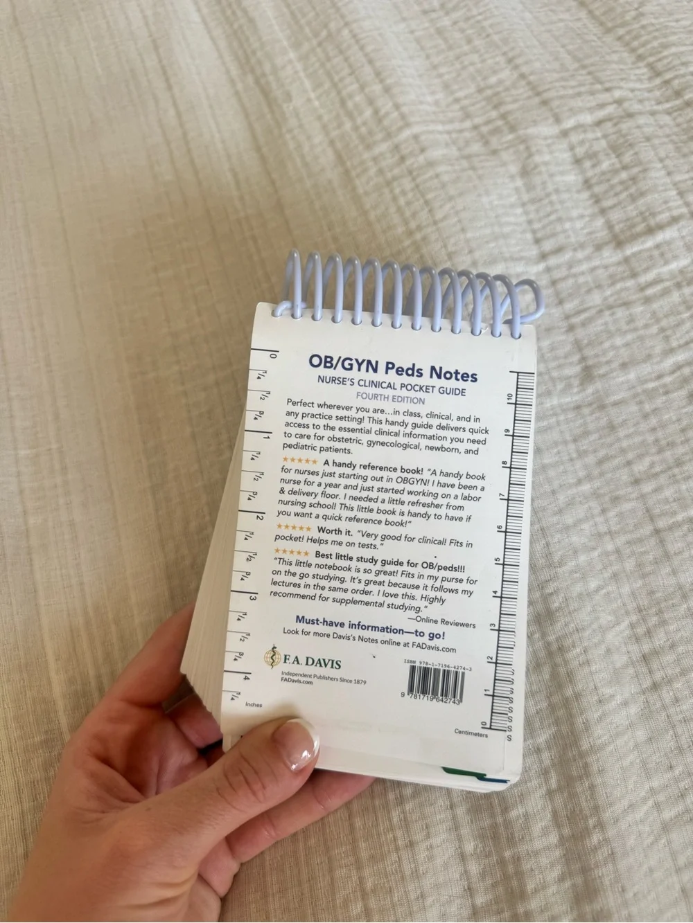 OB/GYN Peds Notes Nurse's Clinical Pocket Guide